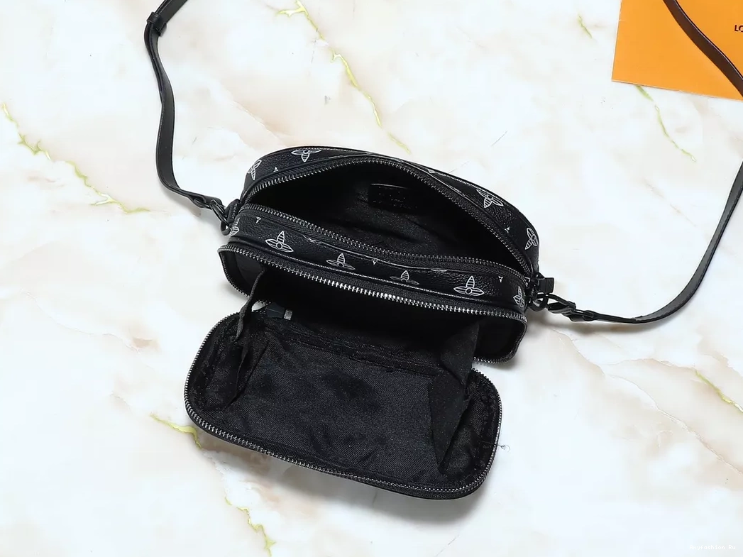 Vuitton 8756 Messenger Louis For Bags Unisex Soft 1102